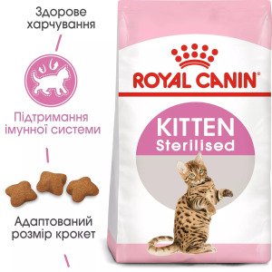 Сухий корм для кошенят Royal Canin Kitten Sterised, 2 кг