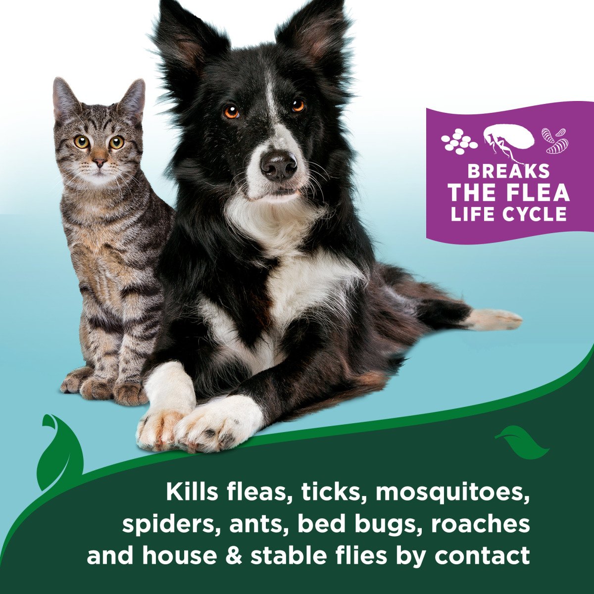 VET`S BEST Flea&Tick Waterless Bath for CATS Cottonspice 150 мл