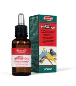 Multivitaminico додатк. рідкий корм (прикорм) д/птахів Падован Мультівітамініко 30 мл