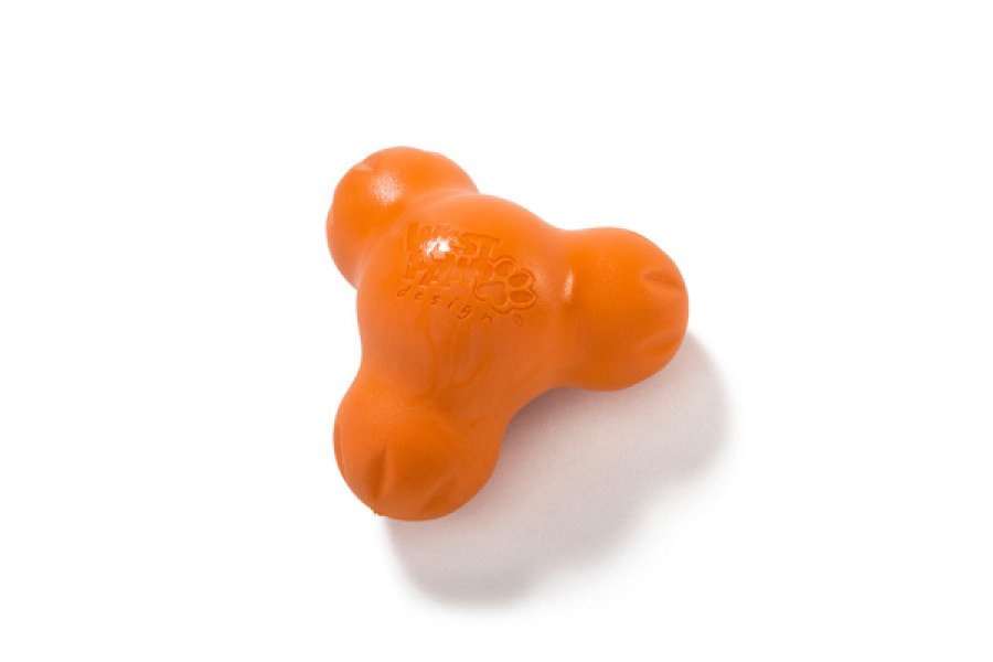 Іграшка для собак Tux Small Tangerine/Тукс д/ласощів малий оранжевий 10см