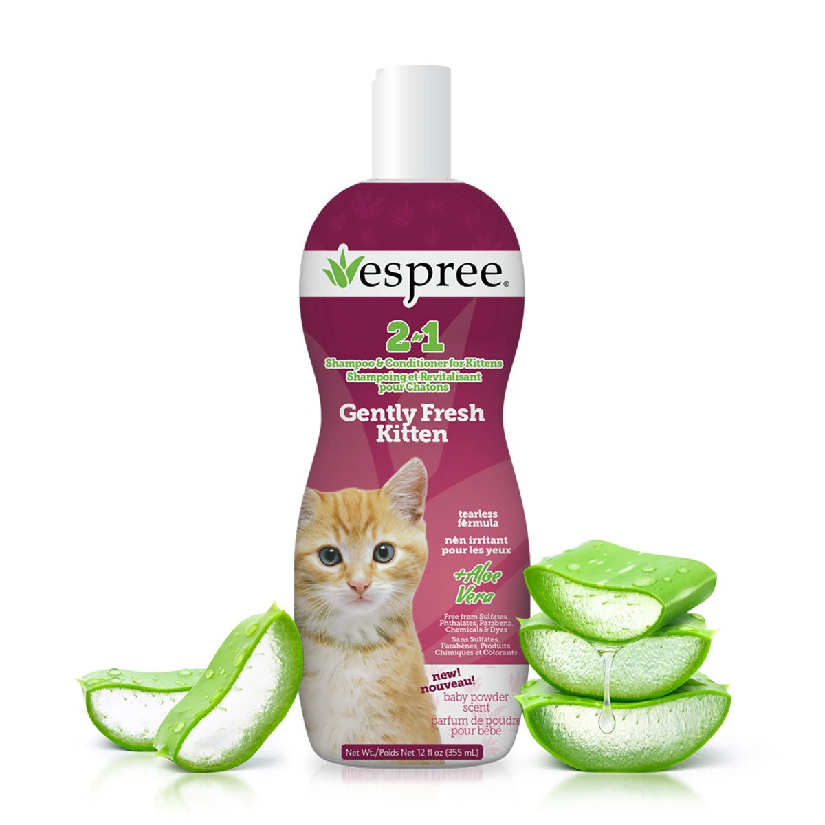 ESPREE Gentle Fresh Kitten Shampoo&Conditioner 2in1 355 мл