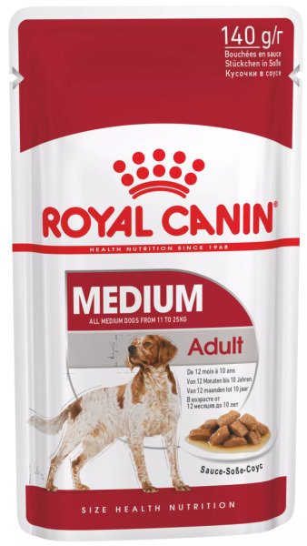 Вологий корм для собак середніх порід Royal Canin Medium Adult, 140 г