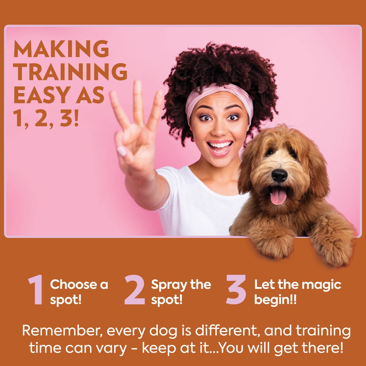 Спрей-атрактант для привчання собак до туалету OUT! PetCare Go Here Training Spray, 945 мл