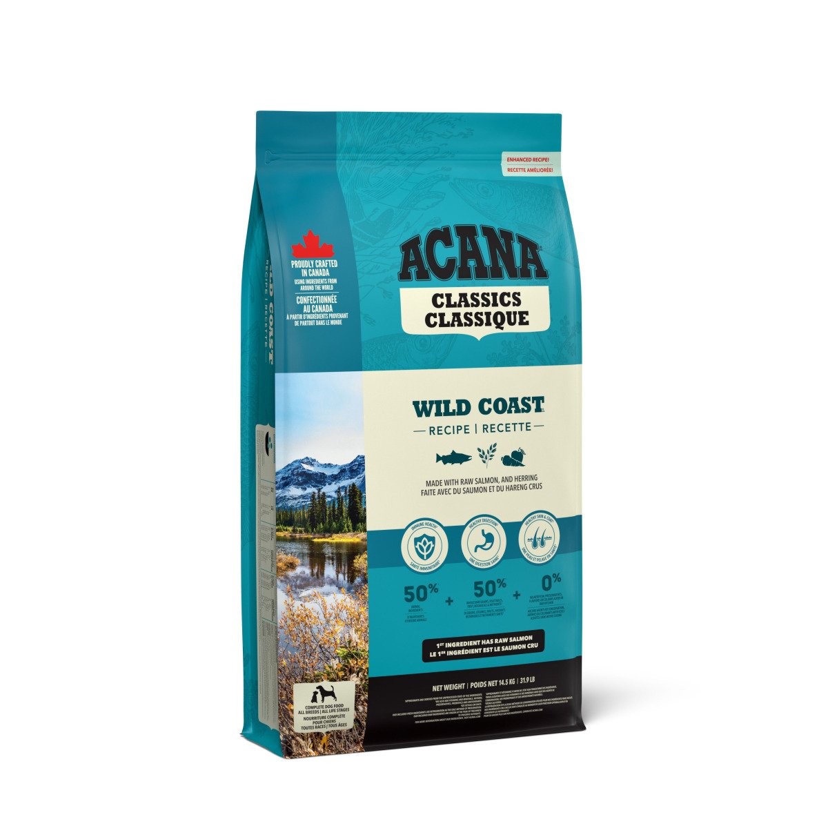 Сухий корм для собак ACANA Classics Wild Coast Recipe, 14.5 кг