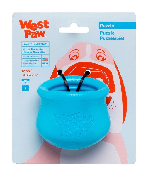 Іграшка для собак Toppl Small Aqua/Топпл д/ласощів малий блакитний 8см