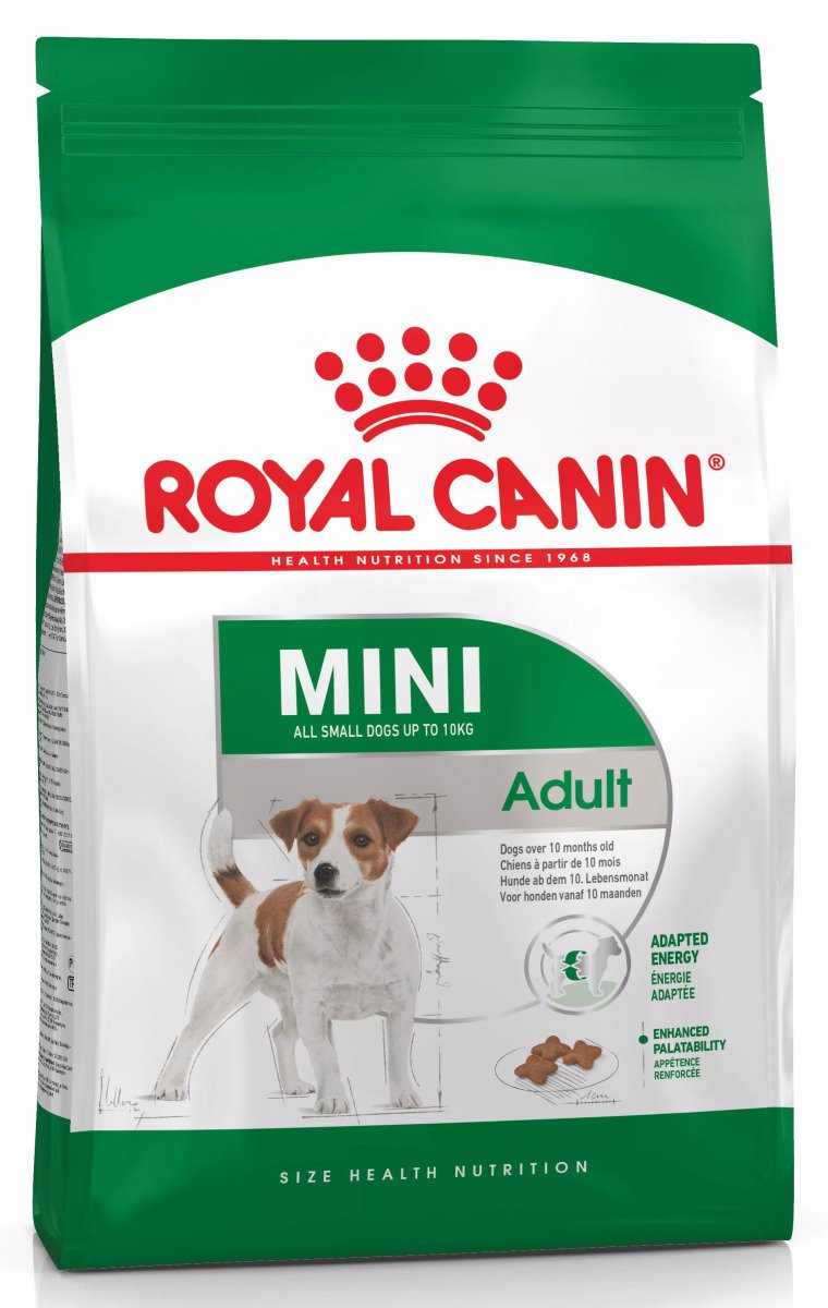 Сухий корм для собак малих порід Royal Canin Mini Adult, акційна упаковка 2 кг (1.6 кг + 400 г у подарунок)