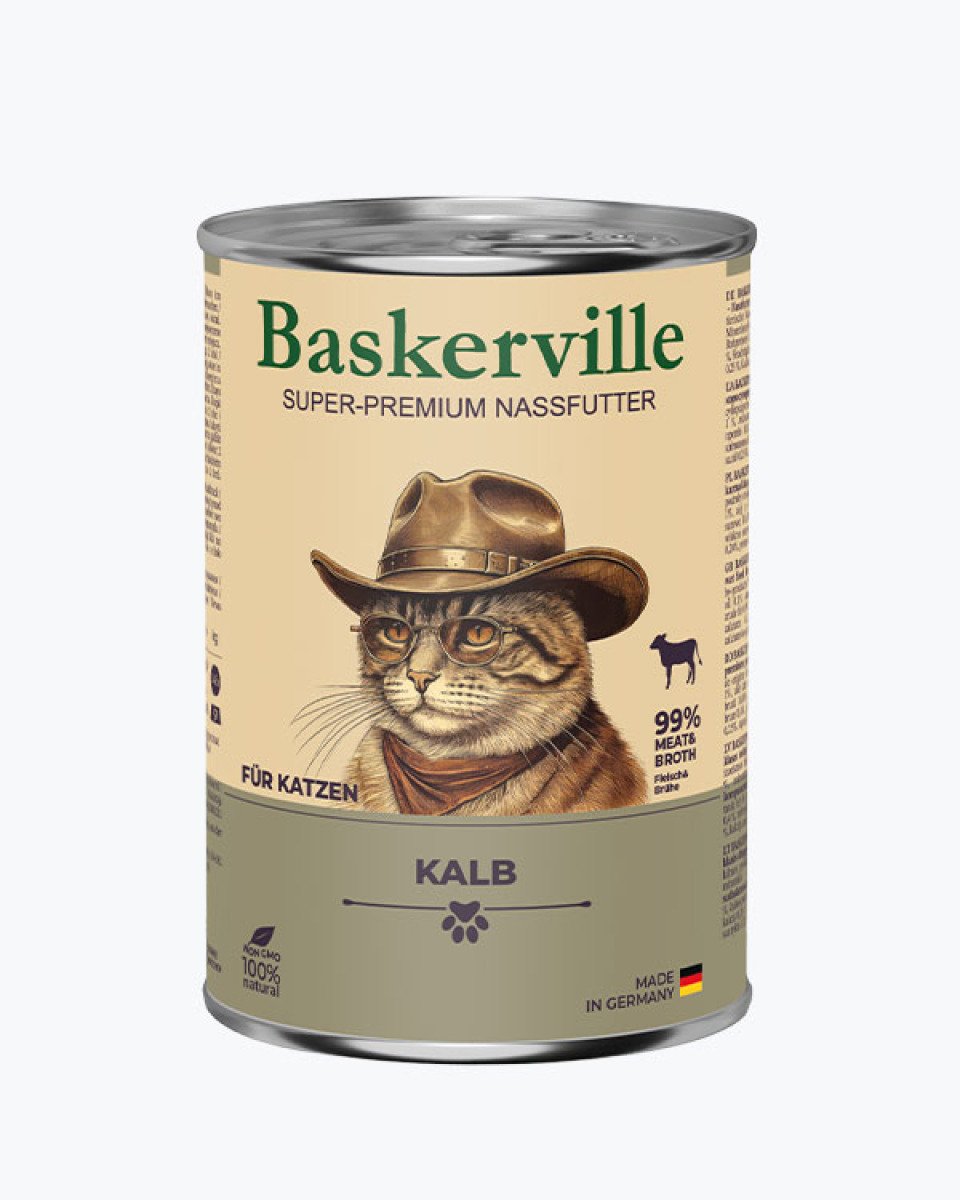 Baskerville Телятина — вологий корм для котів, 400 г