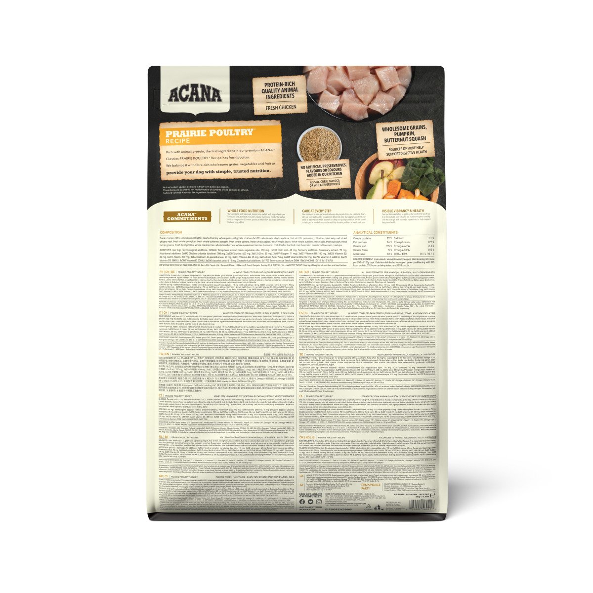 Сухий корм для собак ACANA Classics Prairie Poultry Recipe, 2 кг