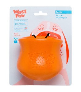 Іграшка для собак Toppl Large Tangerine/Топпл д/ласощів великий оранжевий 10см