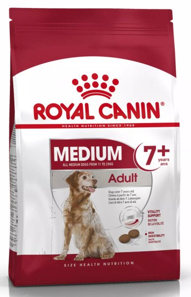 Сухий корм для собак середніх порід Royal Canin Medium Adult 7+, 4 кг