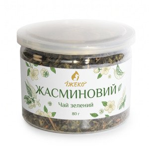 Чай зелений Жасминовий "ЇЖЕКО" 80 г (EASY OPEN)