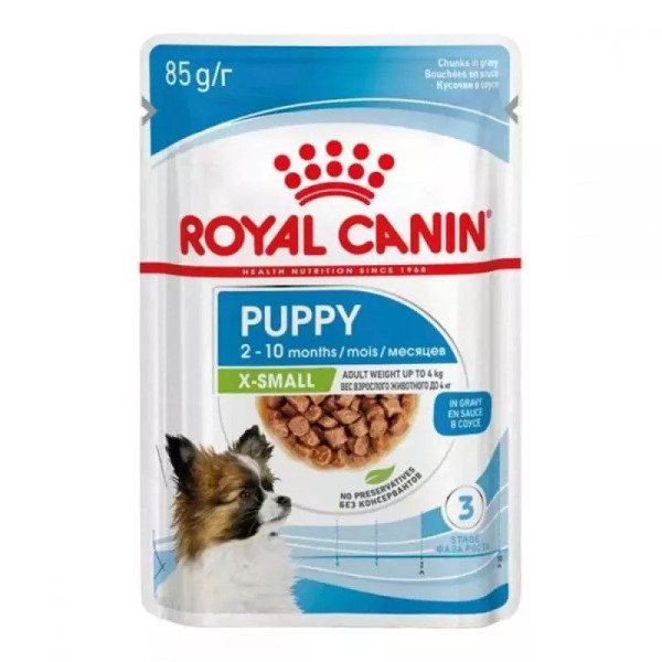 Вологий корм для цуценят мініатюрних порід Royal Canin Xsmall Puppy, 85 г