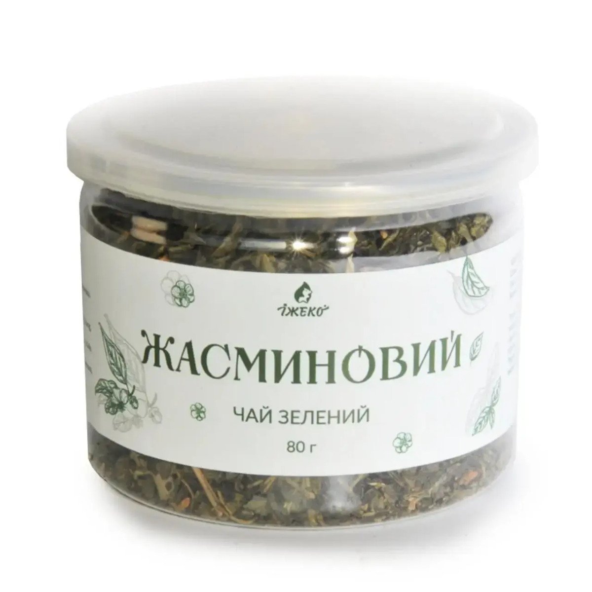 Чай зелений Жасминовий "ЇЖЕКО" 80 г (EASY OPEN)