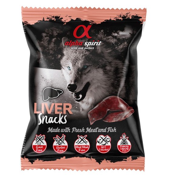 AS DOG Snacks Liver (н/в ласощі з печінки, кубики) 50г (х24)