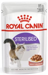 Вологий корм для стерилізованих котів Royal Canin Sterilised Gravy, промо-набір 4 шт по 85 г (3+1 у подарунок)