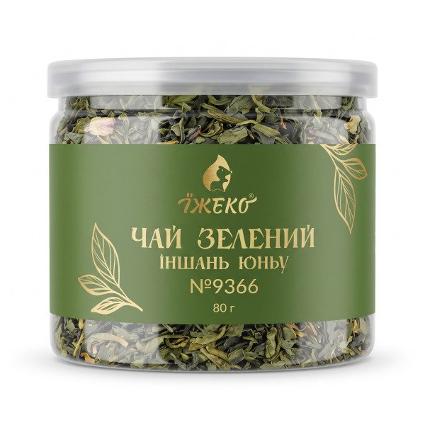 Чай зелений Іншань Юньу №9366 "ЇЖЕКО" 80 г (EASY OPEN)