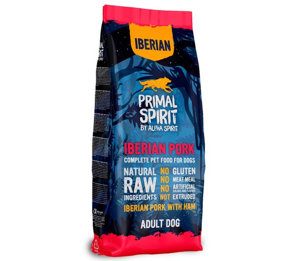 PRIMAL SPIRIT IBERIAN HAM DOG FOOD/Повнораціонний корм д/собак Іберіан Хем 12кг