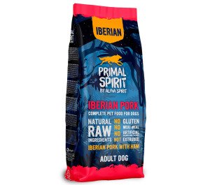 PRIMAL SPIRIT IBERIAN HAM DOG FOOD/Повнораціонний корм д/собак Іберіан Хем 12кг