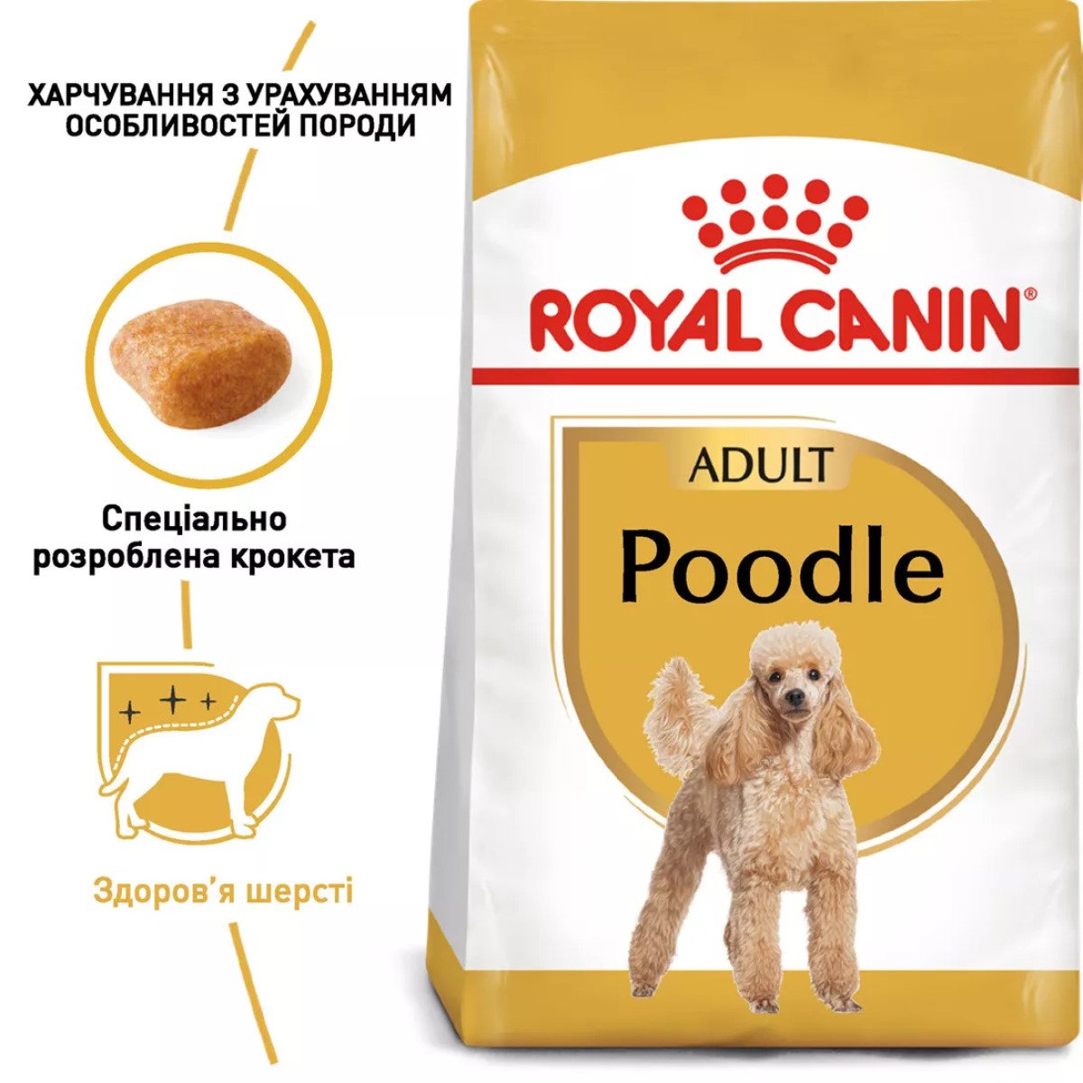 Сухий корм для собак Royal Canin Poodle Adult, 1.5 кг