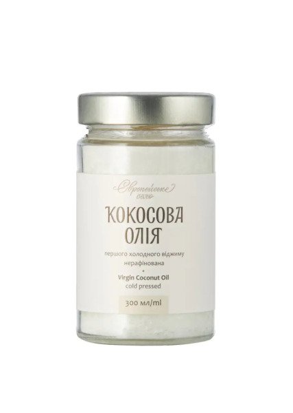 Олія кокосова перший холодний віджим "Європейське село"300 мл