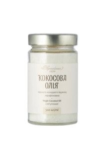 Олія кокосова перший холодний віджим "Європейське село"300 мл