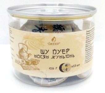 Мініточа шу пуер Носян Жуньюнь 7 г 15 шт (PET)
