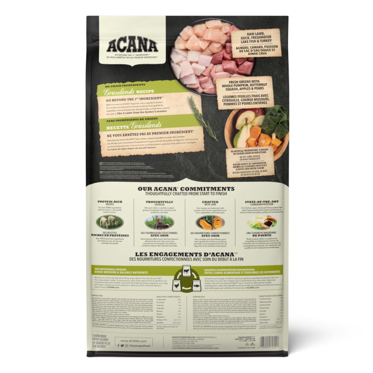 ACANA GRASSLANDS DOG RECIPE 11.4kg