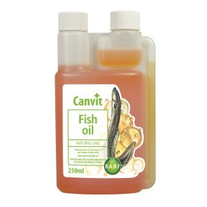 Натуральна олія для собак Canvit Fish Oil (жир морського вугра), 250 мл