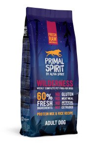 PRIMAL SPIRIT WILDERNESS DOG FOOD/Повнораціонний корм д/собак Вайлдернесс 12кг