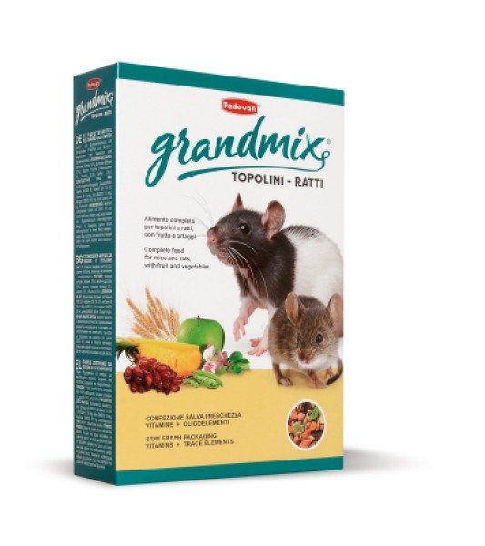 GrMix Topolini 400g/Корм д/мишей та щурів Падован ГрандМікс Тополіні 400 г