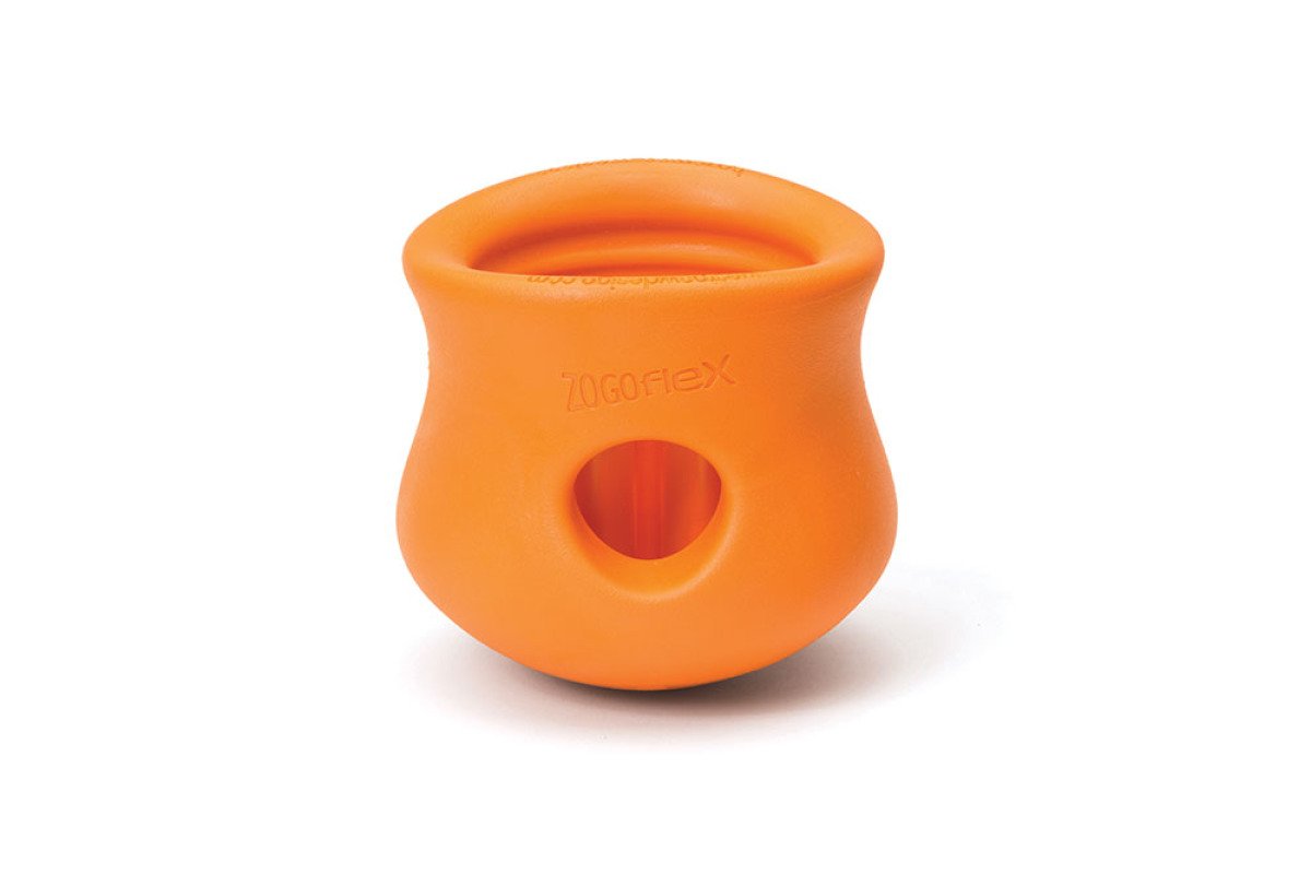 Іграшка для собак Toppl Small Tangerine/Топпл д/ласощів малий оранжевий 8см