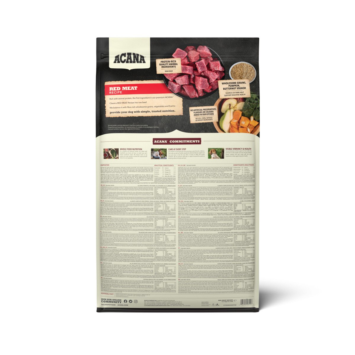 Сухий корм для собак ACANA Classics Red Meat Recipe, 9.7 кг