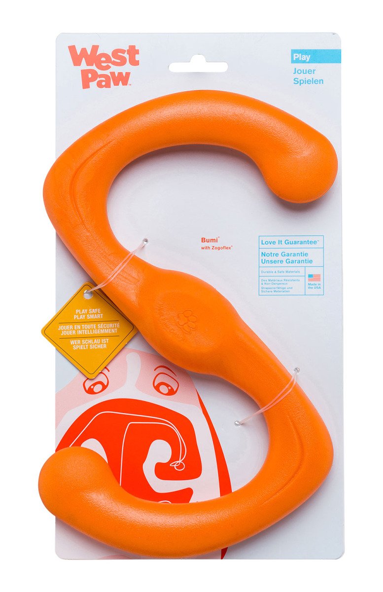 Іграшка для собак Bumi Small Tangerine/Бумі S-подібна мала оранжева 21см