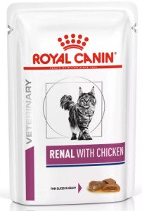 Вологий корм для котів Royal Canin Renal With Chicken Pouches, 85 г