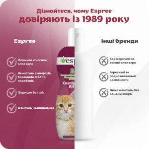 ESPREE Gentle Fresh Kitten Shampoo&Conditioner 2in1 355 мл