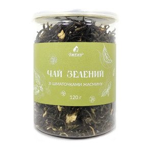 Чай зелений зі шматочками жасмину 120 г (EASY OPEN)