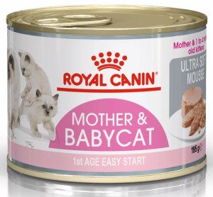 Вологий корм для кошенят Royal Canin Mother & Babycat Ultra Soft Mousse, 195 г