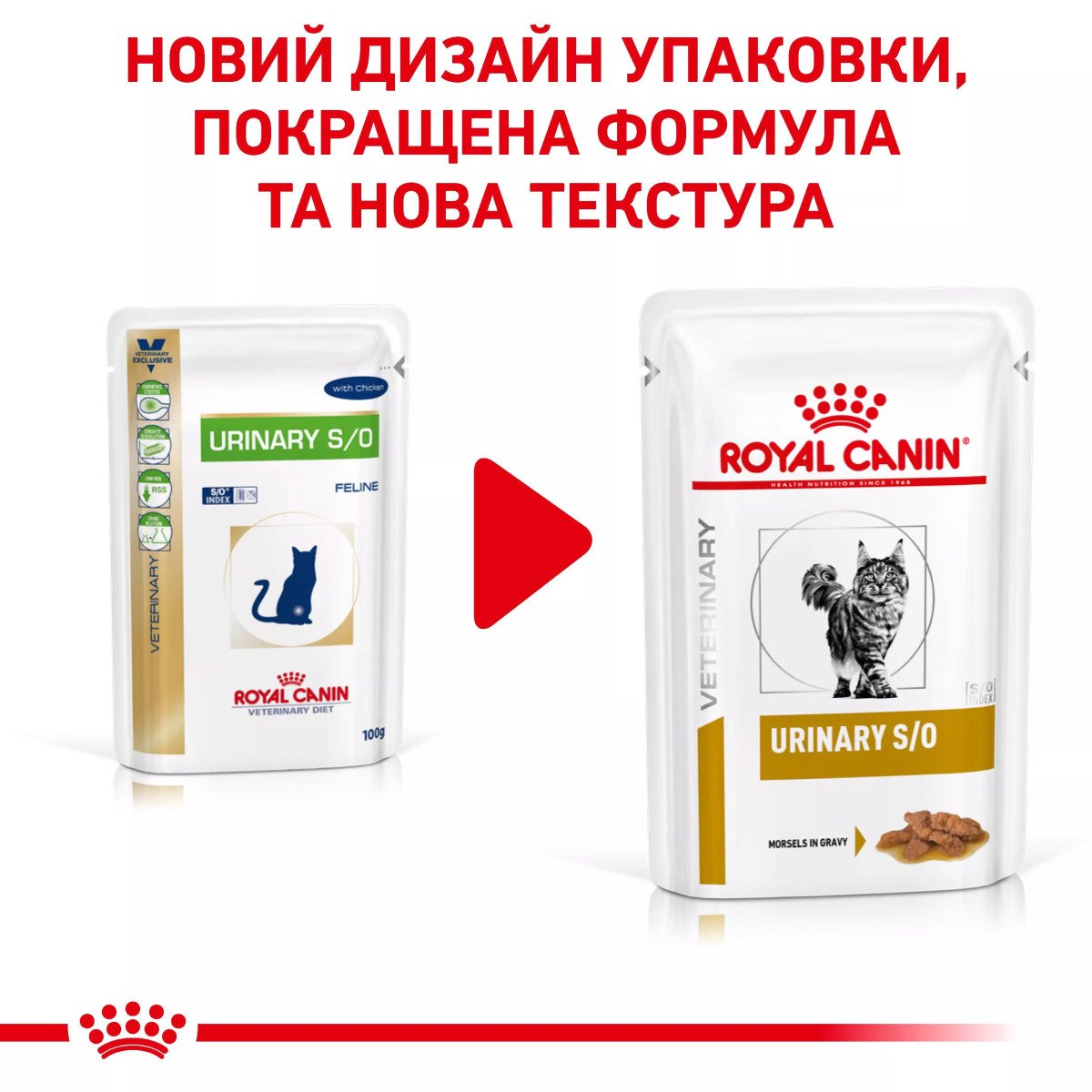 Сухий корм для котів Royal Canin Urinary S/O Cat Pouches, 85 г