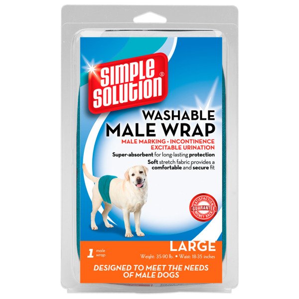 Багаторазовий гігієнічний пояс для собак (кобелів) Simple Solution Washable Male Wrap Large (розмір L), 1 шт.