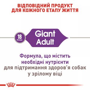 Сухий корм для собак гігантських порід Royal Canin Giant Adult, 15 кг