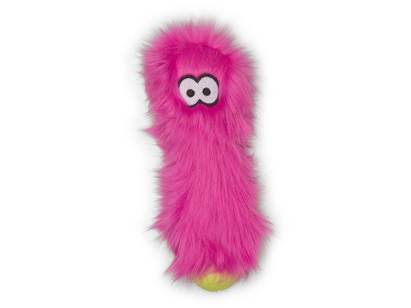 Іграшка пищалка д/собак Custer Hot Pink/Кастер пухнастий рожевий 26см