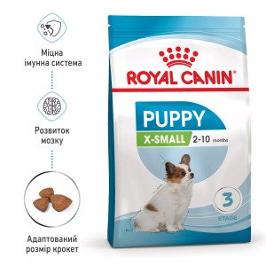 Сухий корм для цуценят мініатюрних порід Royal Canin Xsmall Puppy, 1.5 кг