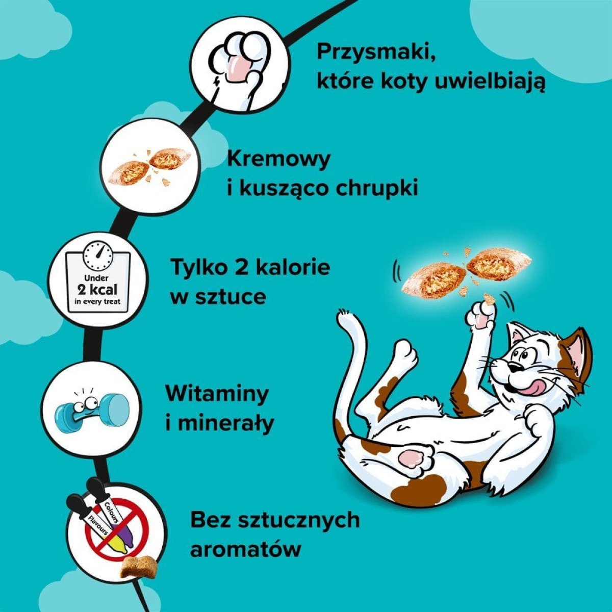 Dreamies Котяча м'ята 60 г - Ласощі для котів