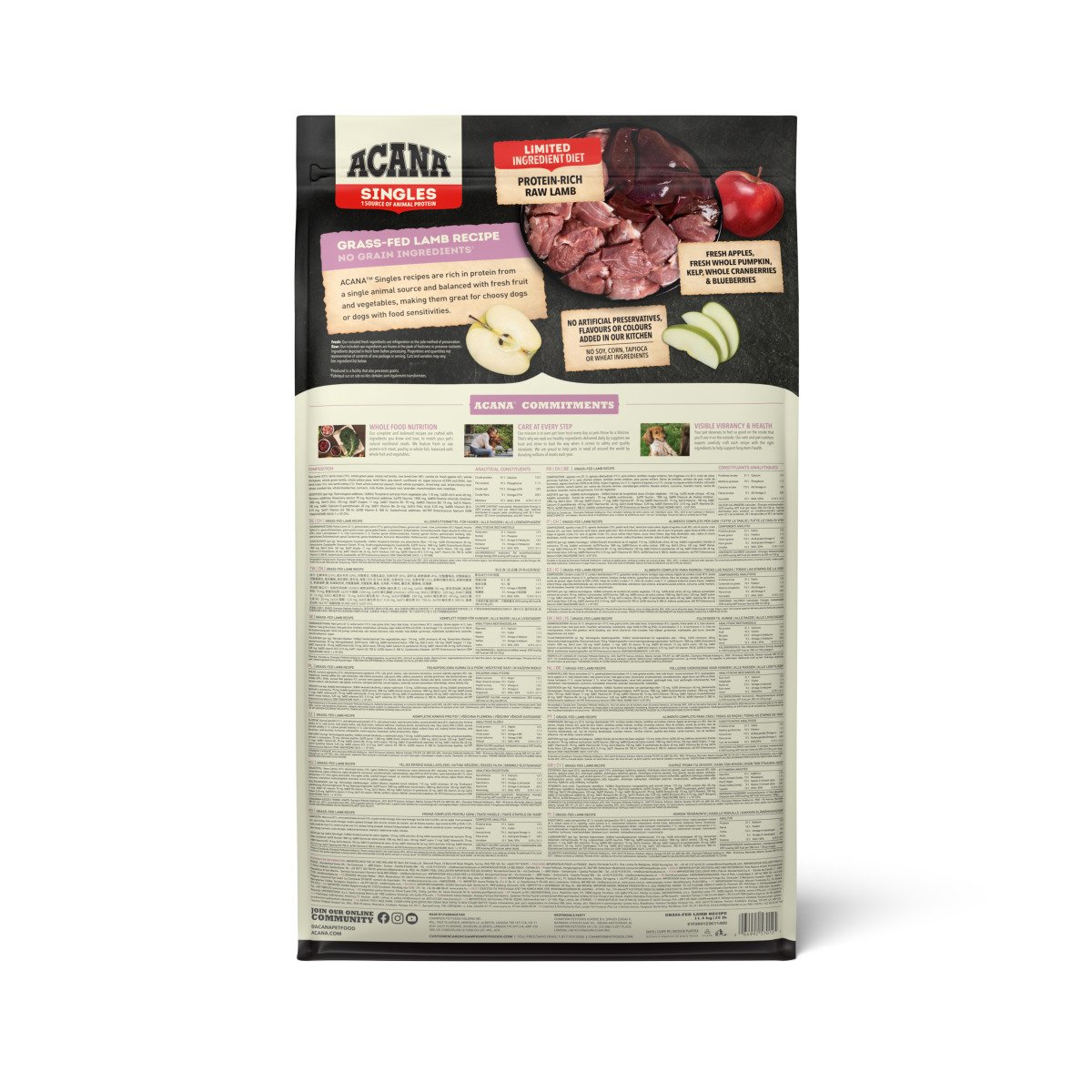 ACANA GRASS-FED LAMB 11.4KG