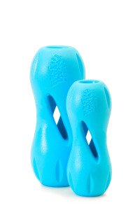 Іграшка для собак Qwizl Large Aqua/Квізл д/ласощів великий блакитний 17см