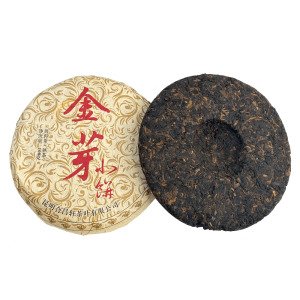 Шу Пуер «Цзінья Сяобін» (Золоті бруньки, міні-млинець) від Kunming Hechangxuan Tea Co., 100 г
