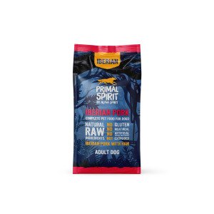 PRIMAL SPIRIT IBERIAN HAM DOG FOOD/Повнораціонний корм д/собак Іберіан Хем 1 кг